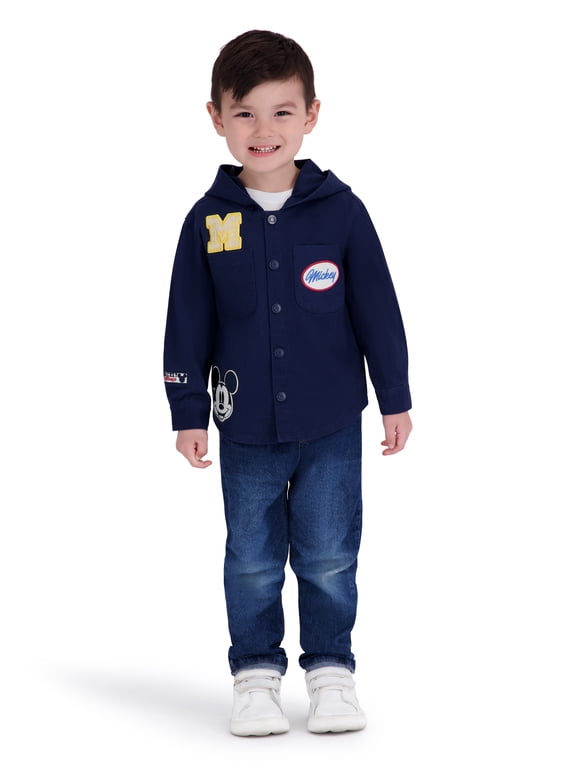 Toddler Boy Twill Shacket, Sizes 12M-5T