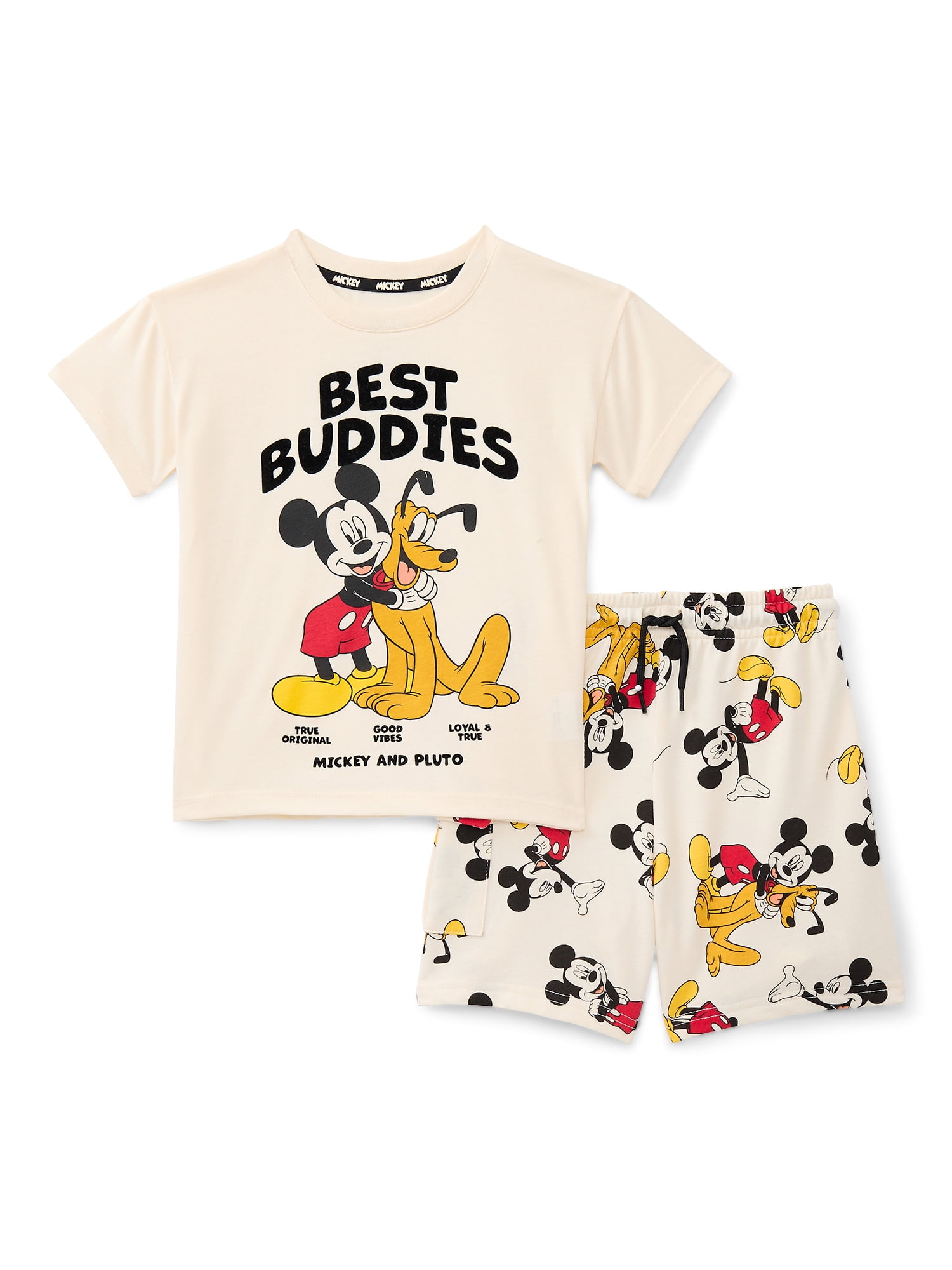Hot Wheels Toddler Boy s Short Sleeve Graphic T Shirt with Matching Short 2 Piece 12M 5T