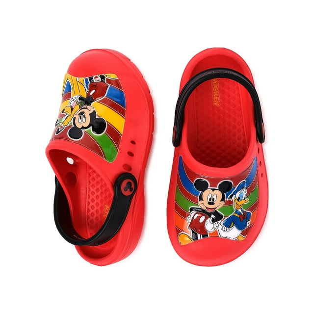 Mickey Mouse Toddler Boys Character Clogs, Sizes 5-12