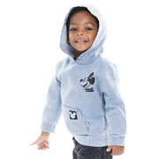 Mickey Mouse Toddler Boy Denim Washed Graphic Hoodie, Sizes 12 Months- 5T