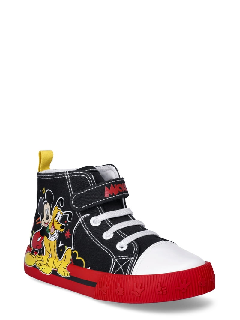 ✴︎mickey✴︎ Mickey Mouse Toddler Hi Top Sneakers - Walmart.com
