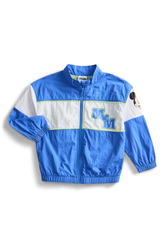 Mickey Mouse Toddler Full Zip Jacket with Long Sleeves, Sizes 12M-5T