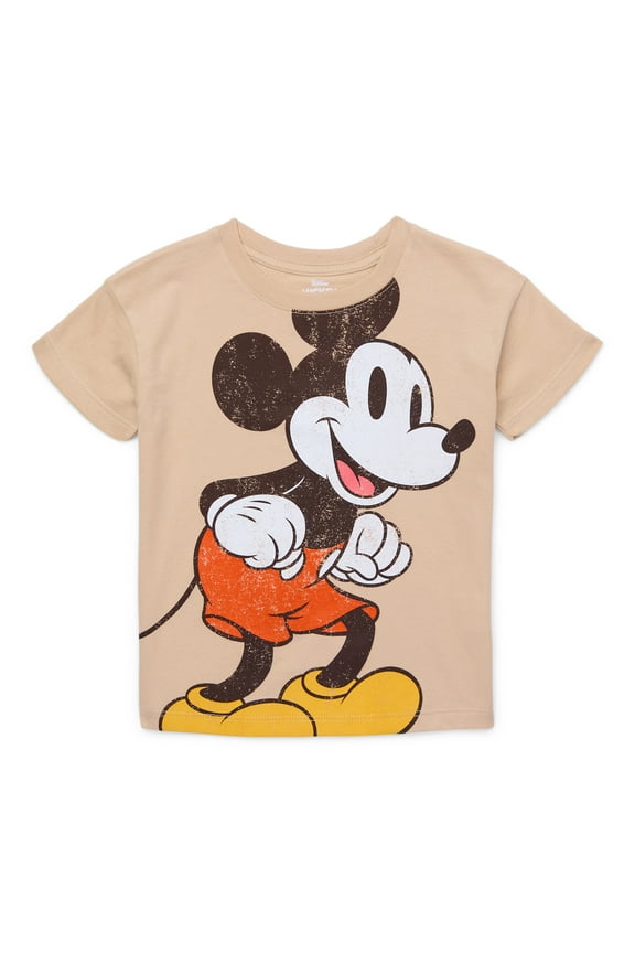 Toddler Graphic Crewneck Tee with Short Sleeves, Sizes 12M-5T