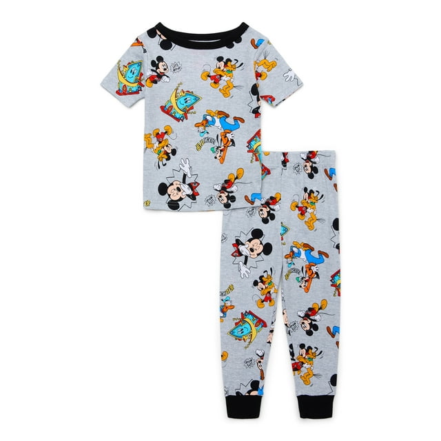 Character Snug Fit Cotton Top and Pants Pajama Set, 2-Piece, Size 12M-5T