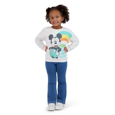Mickey Mouse Toddler St. Patrick's Day Fleece Sweatshirt, Sizes 12M-5T