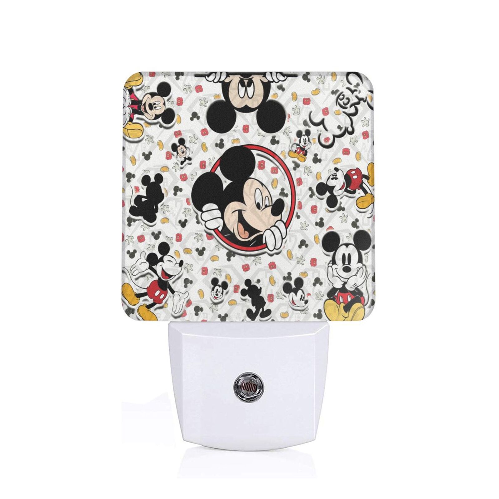Mickey Mouse Tumbler Sublimation Plug-in LED Night Light Lamp with Dusk ...
