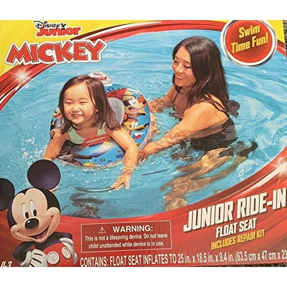 Mickey Mouse UPD 28039MIC Pool Junior Ride-in Float Seat, 25" x 18.5" x 9.4"
