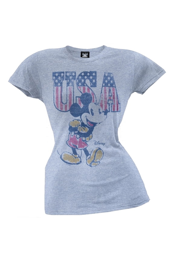 - USA Mickey Juniors T-Shirt - Small