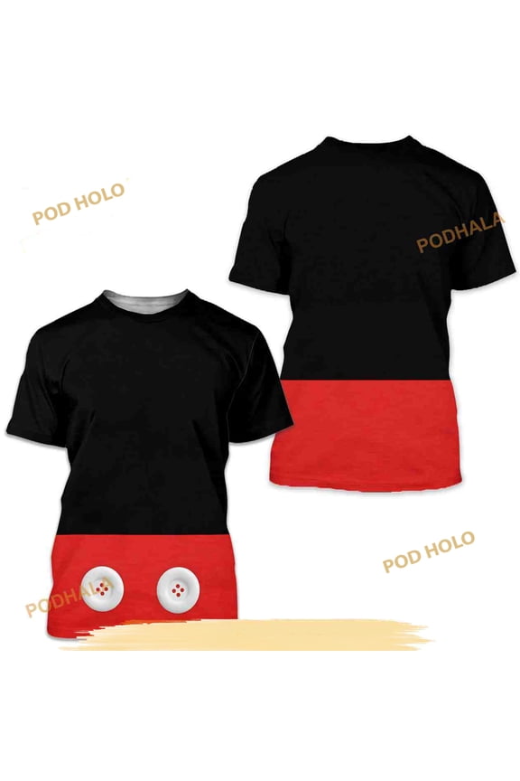 Mickey Mouse Unisex 3D Shirt & 8211 Halloween Cosplay Running Costume