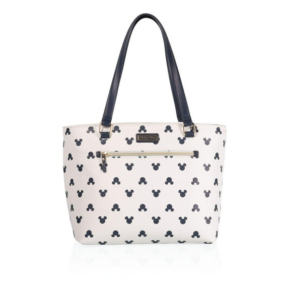 Mickey Mouse - Uptown Cooler Tote Bag, White with Navy Blue Accents