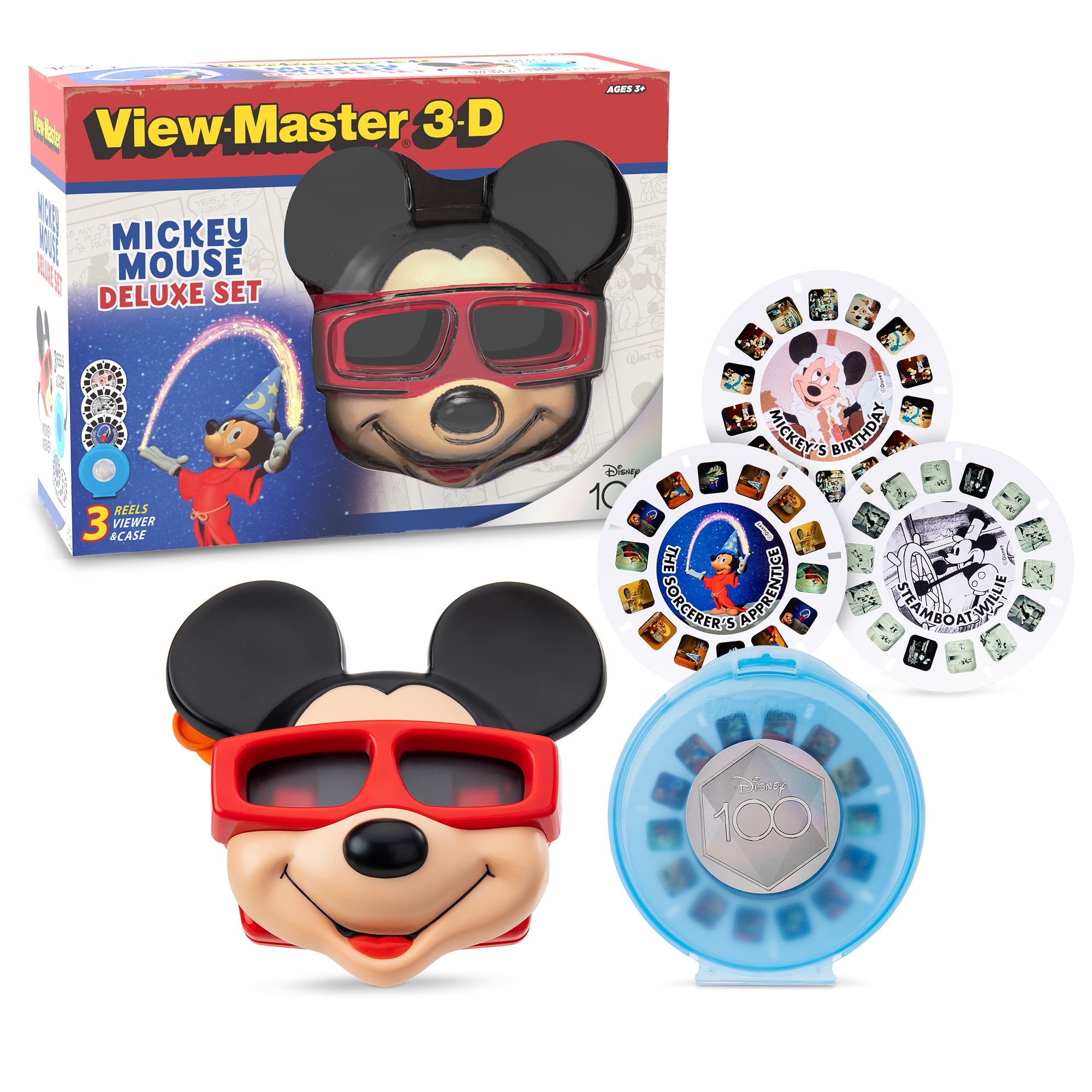 Mickey Mouse View Master Deluxe Edition: 3 Reels with Case 