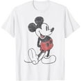thumbnail image 1 of Mickey Mouse Vintage Portrait DTG Print Unisex T-Shirt, 1 of 5