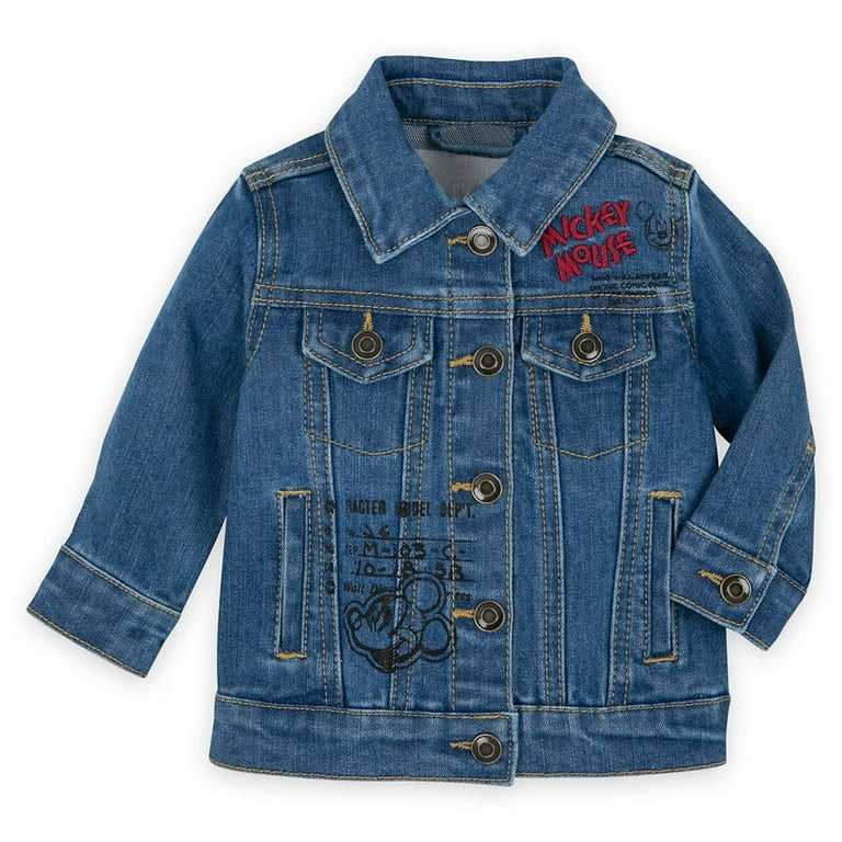 Mickey Mouse Vintage Style Denim Jacket for Baby Size 18 24 Months