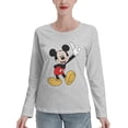 Mickey Mouse Women'S Sweatshirt Warm Sweatshirts Heavyweight Long