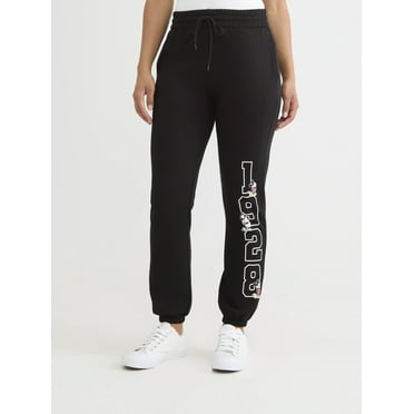 Mickey Mouse Women's Graphic Fleece Joggers, Sizes XXS-XXL