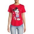 thumbnail image 1 of Mickey Mouse Women's Graphic T-Shirt with Short Sleeves, 1 of 5
