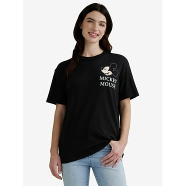 Mickey Mouse Women’s Graphic Tee, Sizes XXS-XXL