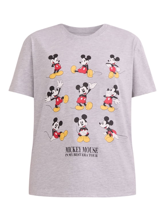 Women's Graphic Tee with Short Sleeves, Sizes XXS-XXL