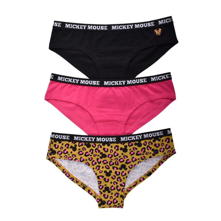 Mickey Mouse Women's Hipster Panties, 3 Pack