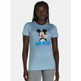 thumbnail image 1 of Mickey Mouse Women’s Maternity Graphic Tee with Short Sleeves, Sizes XS-2XL, 1 of 5