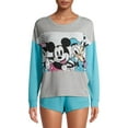 thumbnail image 1 of Mickey Mouse Women's and Women's Plus Disney License Long Sleeve Top, 1 of 6