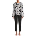 thumbnail image 1 of Mickey Mouse Women's and Women's Plus License Pajama 2 Piece Set, 1 of 5
