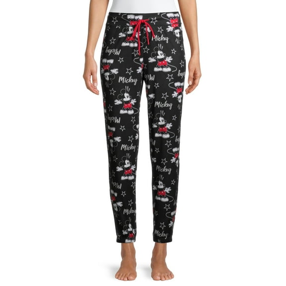 Mickey Mouse Women's and Women's Plus Sleep Joggers