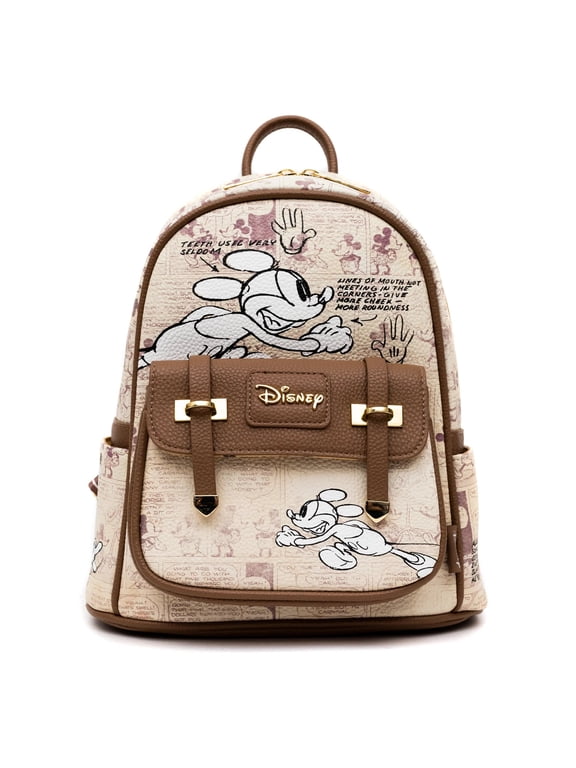 Mickey Mouse WondaPop 11" Vegan Leather Fashion Mini Backpack