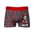 thumbnail image 1 of Mickey Mouse and Candy Canes Men's Underwear Boxer Briefs-XXLarge (44-46), 1 of 2