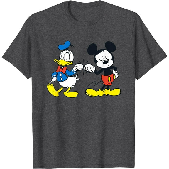 Mickey Mouse and Donald Duck Best Friends DTG Print Unisex T-Shirt
