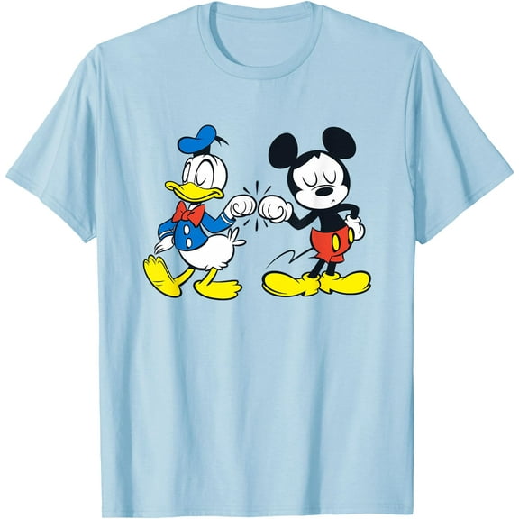 Mickey Mouse and Donald Duck Best Friends DTG Print Unisex T-Shirt