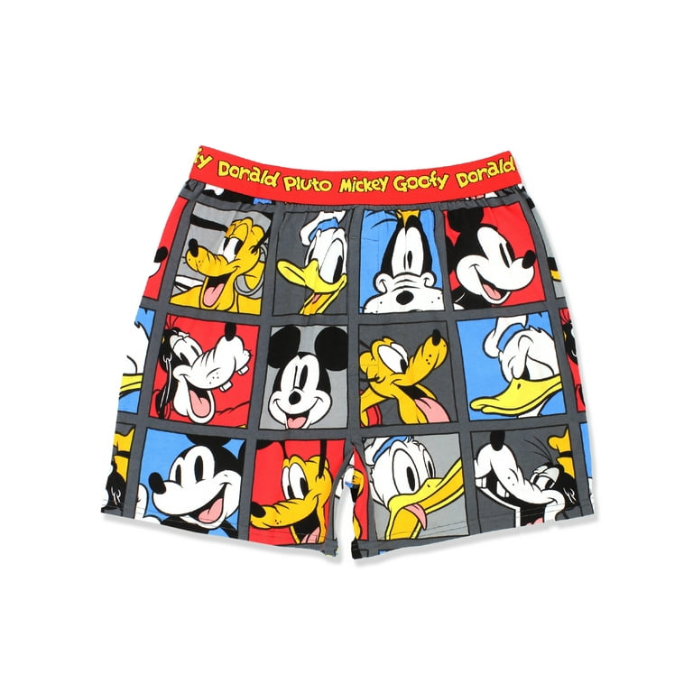 Mickey Mouse and Friends Comic Style Men s Male Boxer Lounge Shorts 17MK568MBXYT