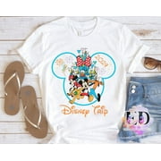 MIRACLESPIRIT Mickey Mouse and Friends Family Disney Trip 2024 Matching T-Shirt, Donald Goofy Pluto Tee, WDW Magic Kingdom Disneyland Family Holiday Gift
