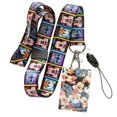 thumbnail image 1 of Mickey Mouse and Friends Grid Lanyard ID Holder Keychain, 1 of 1