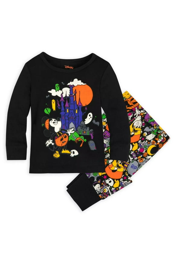 Mickey Mouse and Friends Halloween PJ PAL for Baby Size 18-24M Minnie, Donald, Daisy, Goofy, Pluto, Chip 'n Dale