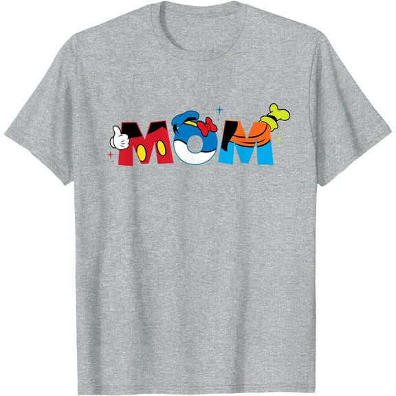 Mickey Mouse and Friends Mom Mother’s Day Birthday DTG Print Unisex T-Shirt