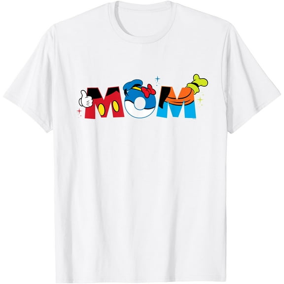 Mickey Mouse and Friends Mom Mother’s Day Birthday DTG Print Unisex T-Shirt