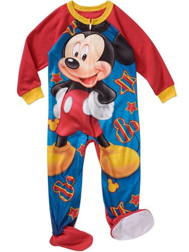 Mickey mouse footie pajamas sales
