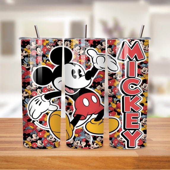 Mickey Mouse tumbler design, 20 oz skinny tumbler design, sublimation image, tumbler wrap, Mickey Mouse cup, Mickey Mouse sublimation