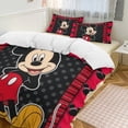 thumbnail image 1 of Mickey MouseCartoon Collection 3-Piece Comforter Set, Personalized Bedding Decor for Kids And Teens (102"x90"+ 20 X 30in), 1 of 7