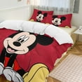 thumbnail image 1 of Mickey MouseCartoon Collection 3-Piece Comforter Set, Personalized Bedding Decor for Kids And Teens (86"x70"+ 20 X 30in), 1 of 14