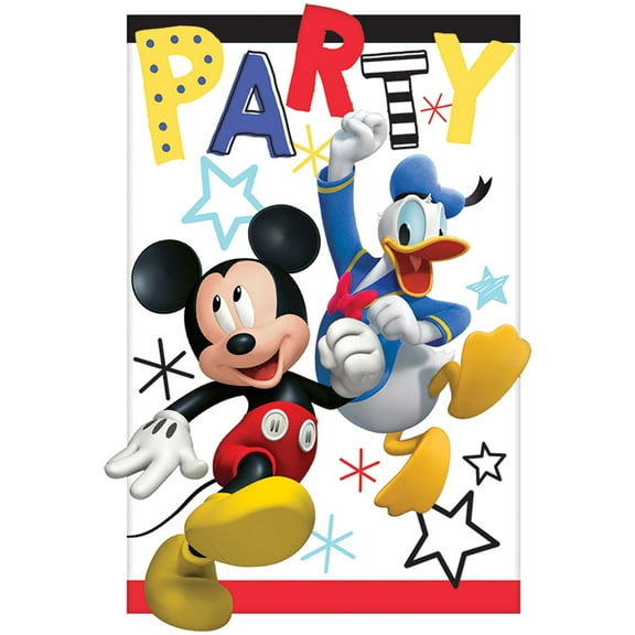 Mickey On The Go Invitations