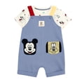 thumbnail image 1 of Mickey & Pluto Baby Boy 2 Piece Shortall Set, Sizes 0-24 Months, 1 of 6