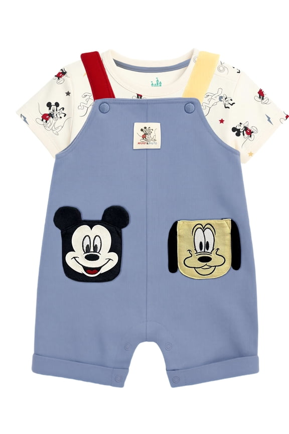 Baby Boy 2 Piece Shortall Set, Sizes 0-24 Months