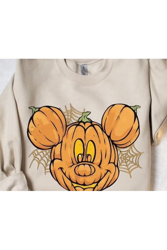 Mickey Pumpkin, Disney Halloween, Disney Halloween, Mickey Halloween Gift, Disney Pumpkin Shirt, Disney Fall Shirt, Sand Sweatshirt