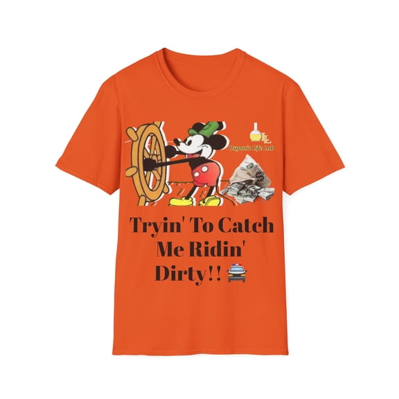 Mickey Ridin' Dirty Unisex Softstyle T-Shirt