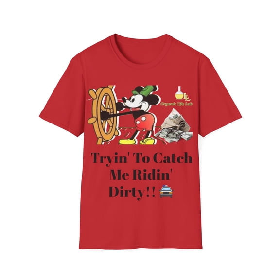 Mickey Ridin' Dirty Unisex Softstyle T-Shirt