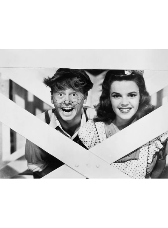 Mickey Rooney (1920- ). /Noriginally Joe Yule. American Actor. With Judy Garland (1922-1969), C1940. Poster Print by  (24 x 36)