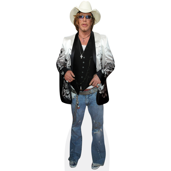 Mickey Rourke (Jeans) Mini Cardboard Cutout Standee