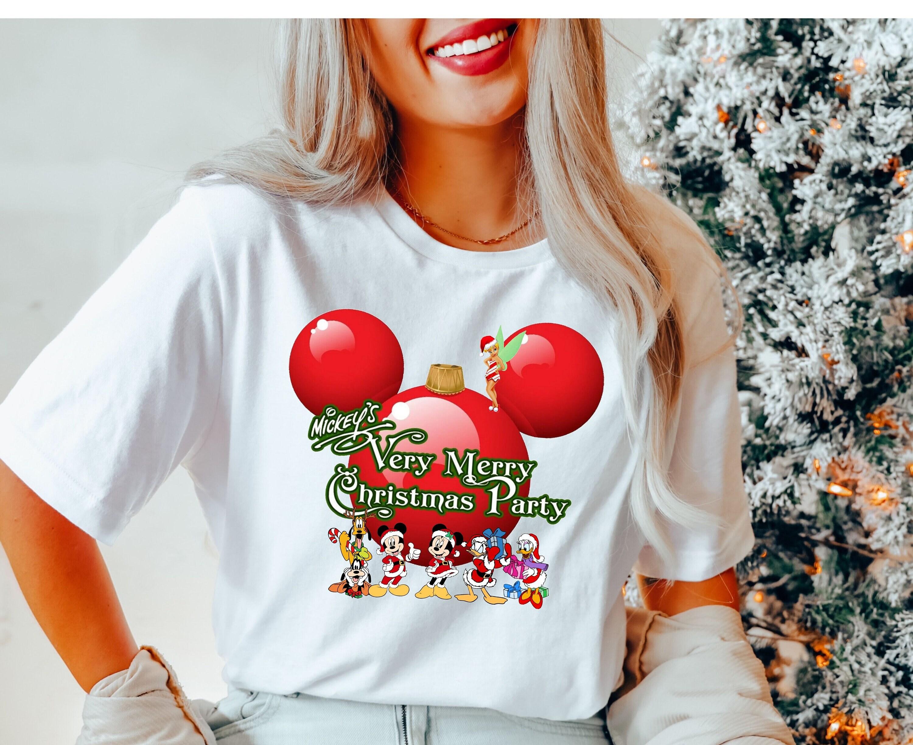 Mickey'S Very Merry Christmas Party Ornament Shirt, Disney 2024